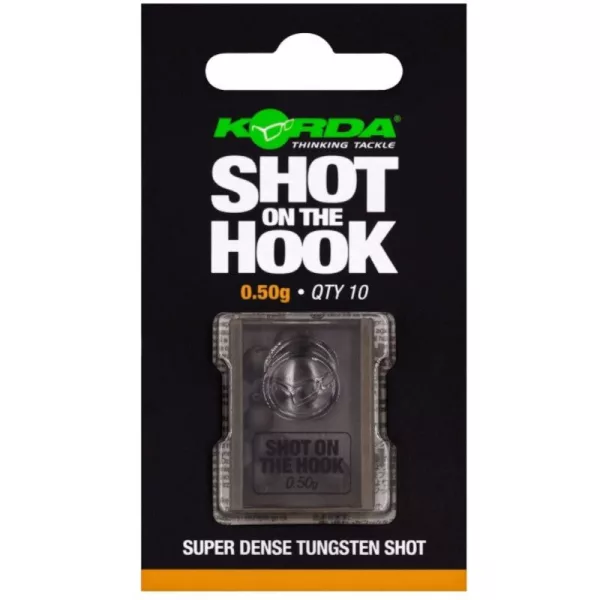 Korda Shot On The Hook Olovko na háčik 0,50gr 10ks