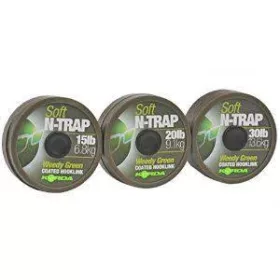   Korda N-Trap Soft 15lb Weedy Green  - bojliesový nadväzcový vlasec