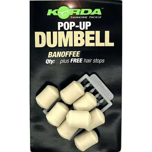 Korda Pop-up Dumbell Banoffee (8mm) - 10 pcs - imitácia nástrahy