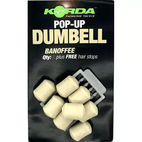   Korda Pop-up Dumbell Banoffee (12mm) - 8 pcs - imitácia nástrahy
