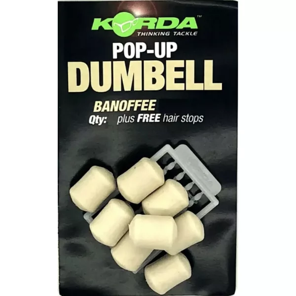Korda Pop-up Dumbell Banoffee (16mm) - 5 pcs - imitácia nástrahy