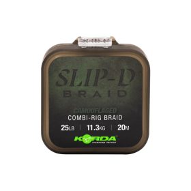 Korda Slip D Braid Pletený Náväzcový Vlasec 20m 25lb