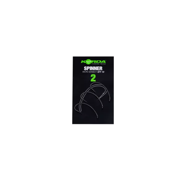Korda Spinner Hook Size 2 Micro Barbed Háčik s Mikro protihrotom