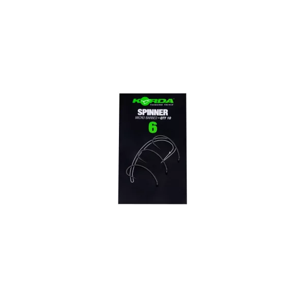 Korda Spinner Hook Size 6 Micro Barbed Háčik s Mikro protihrotom