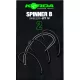 Korda Spinner B Hook 2 Očkový, Bezprotihrotový Boilie Háčik 10ks