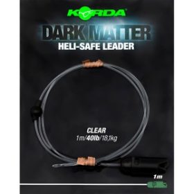  Korda - Dark Matter Leader Heli Safe Clear 40lb 1m priehľadná helikoptérová montáž náväzca