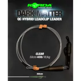   Korda - Dark Matter Leader QC Hybrid Clip Weed rýchlospojka náväzca farby trávy
