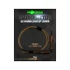 Korda Dark Matter Leader QC Hybrid Clip Gravel Priehľadný 50cm 40lb Predviazaná Kaprová Montáž