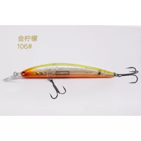 LUREFANS A8S - Sinking D-MR 7g/80mm, farebný kód 6 Wobler