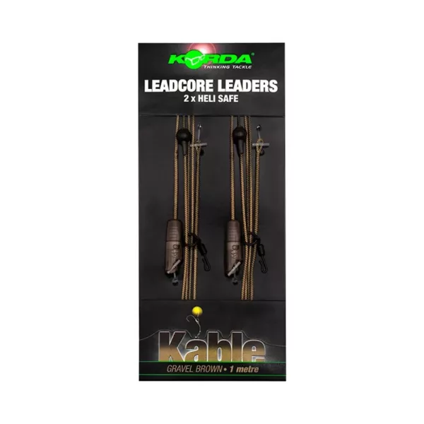 Korda Leadcore Heli Safe Gravel 1,00m Predviazaná olovená montáž 2ks