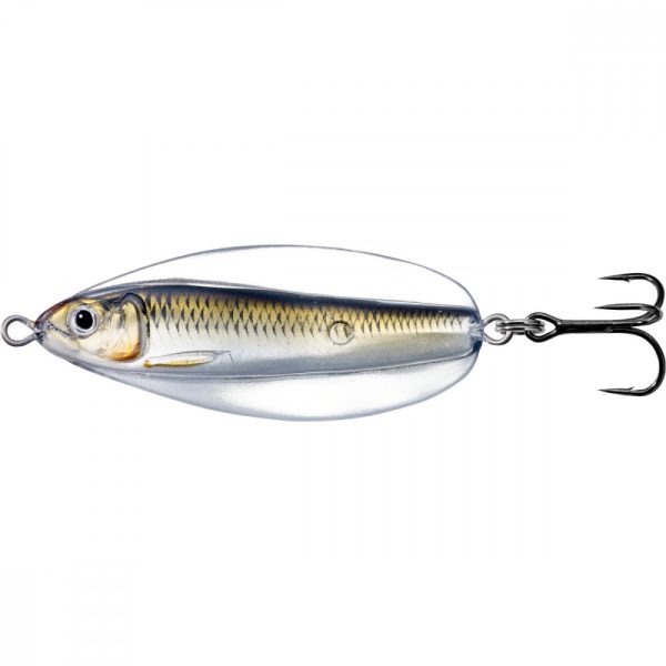 Livetarget Erratic Shiner Spoon Strieborná/Bronzová 21gr 7cm Kolísavá plandavka