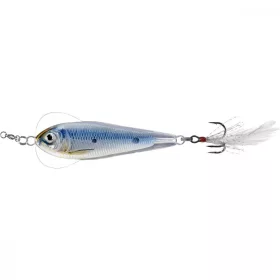   Livetarget Flutter Shad Jigging Spoon Strieborná/Modrá 11gr 5cm Kolísavá plandavka