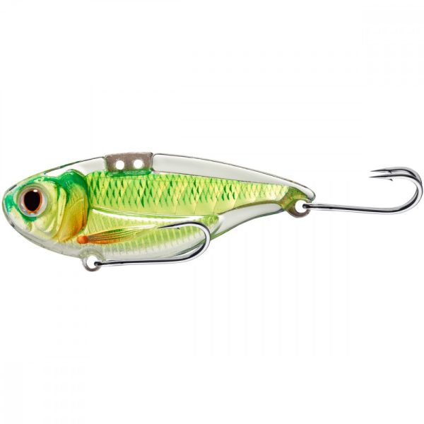 Livetarget Sonic Shad Blade Bait Zlatá/Ostriež 5cm 11gr Vertikálna nástraha