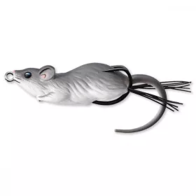   Livetarget Mouse Walking Bait Sivá/Biela 6cm 11gr Myšacia umelá nástraha