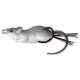 Livetarget Mouse Walking Bait Sivá/Biela 7cm 14gr Myšacia umelá nástraha