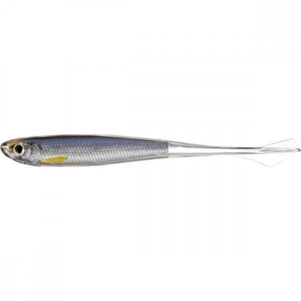 Livetarget Ghost Tail Minnow Dropshot Bait Silver/Smoke 9,5cm Gumová nástraha