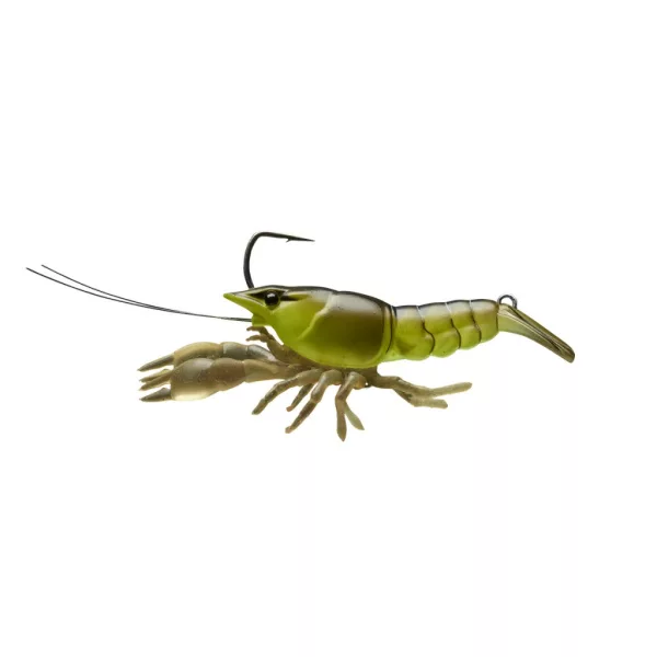 Livetarget Live Craw Finess Bait Chartreuse Black 7,5cm 14gr Imitácia Raka