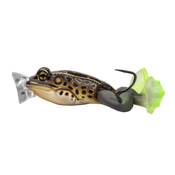Livetarget The Ultimate Frog Popper Bait Tan Brown 5cm 21gr Imitácia Žaby