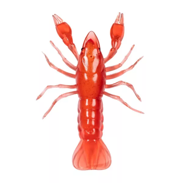Livetarget Crawfish Un-Rigged Červeno-červená 7,1cm Potápavý Plastový Rak 6ks