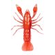 Livetarger Crawfish Un-Rigged Red-Red 9,7cm Potápavý Plastová Rak 4ks