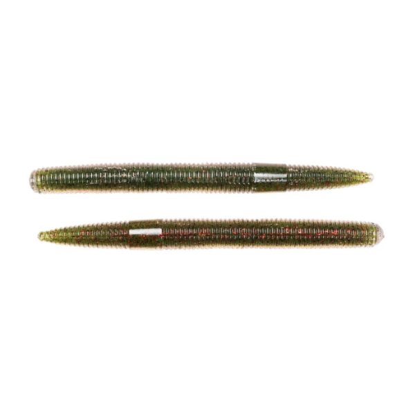 Livetarget Stick Worm Zeleno-červený 15cm Profil červa 8ks