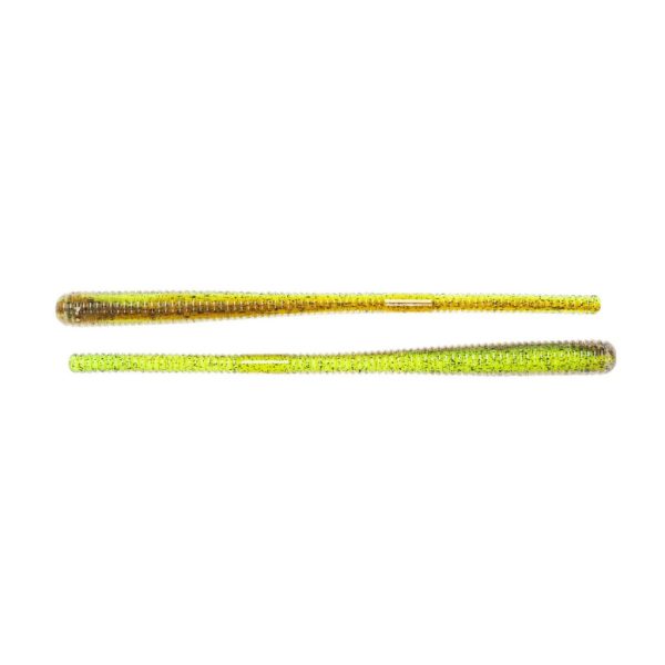 Livetarget Finesse Worm Chartreuse-Brown 11,4cm Imitácia Červa 10ks