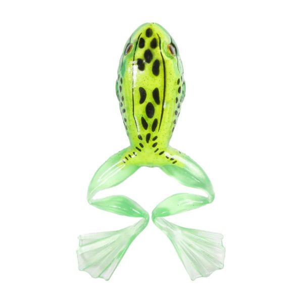 Livetarget Freestyle Frog Green-White 6cm Imitácia žaby 3ks