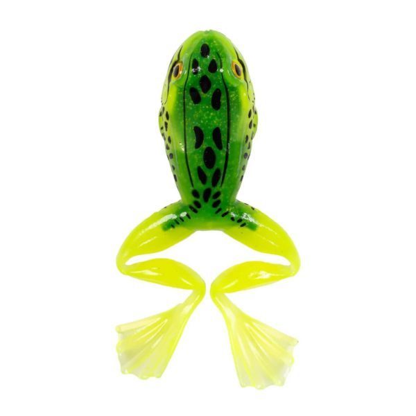 Livetarget Freestyle Frog Chartreuse-Green 7,5cm Imitácia žaby 2ks