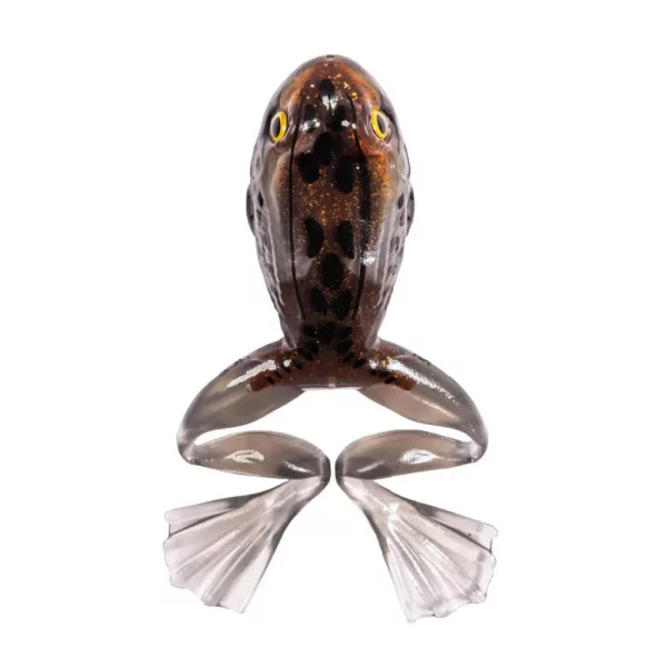 Livetarget Freestylová žaba Bronzovo-biela 7,5cm Imitácia žaby 2ks