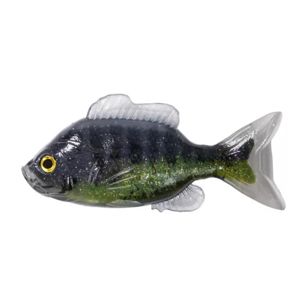 Livetarget Sunfish Unrigged Black-Green 8,5cm Gumový slnečník 4ks