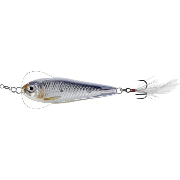 Livetarget Flutter Shad Jigging Spoon Strieborno-čierna 7cm 28gr Kývaná plandavka