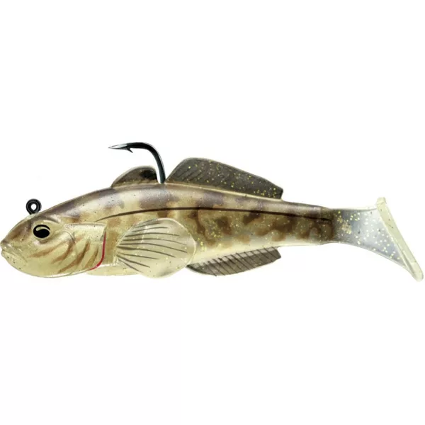 Livetarget Hlavačkový Swimbait Prírodný 9cm 21gr Plastová hlaváčka