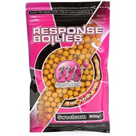   Mainline Shelf Life Boilies Sweetcorn 10 mm 200 g.r - nástrahové boilies