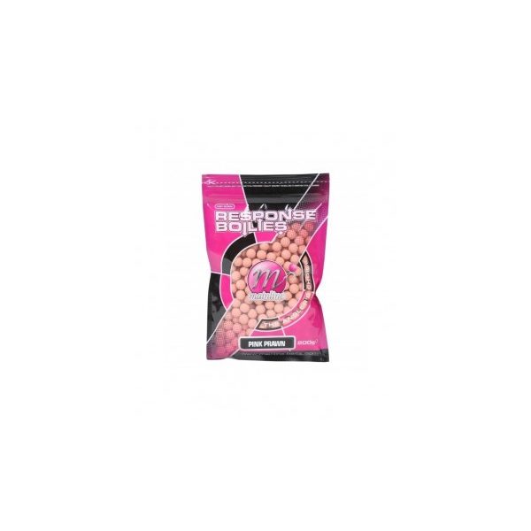 Mainline Shelf Life Boilies Pink Prawn - 10 mm 200 g.r - nástrahové boilies