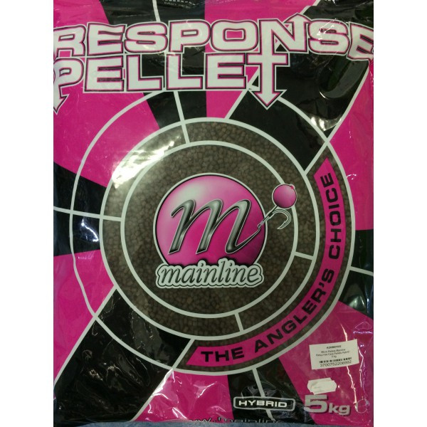 Mainline Response Carp Pellets Hybrid 5 Kg - kŕmne pelety