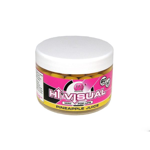 Mainline High Visual Mini Pop-ups Ananásová šťava 12 mm - pop up nástraha na háčik