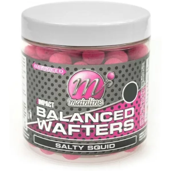 Mainline High Impact Balanced Wafter Salty Squid - 18mm - wafters boilie