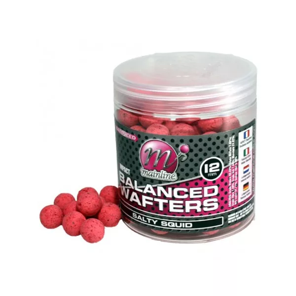 Mainline High Imp. Balanced Wafters Salty Squid-12mm - wafters boilie