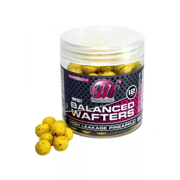 Mainline High Imp. Balanced Wafters H.L. Pineapple - 12mm - wafters boilie