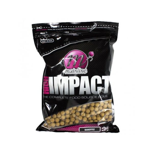 Mainline High Impact Boilies Banoffee - 15mm - 3 kg - kŕmne boilie