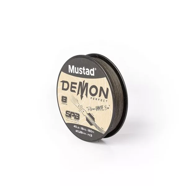 Mustad Demon Perfect Braid Gator Green 0,28mm 150m Pletená hlavná šnúra