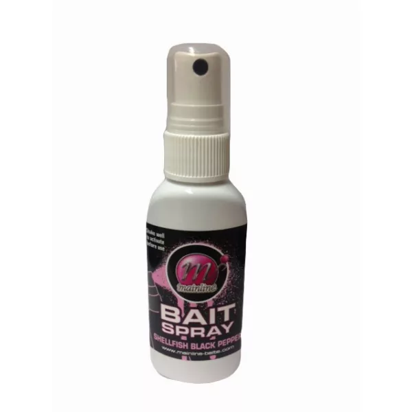 Mainline Bait Spray Shellfish Black Pepper - arómový sprej