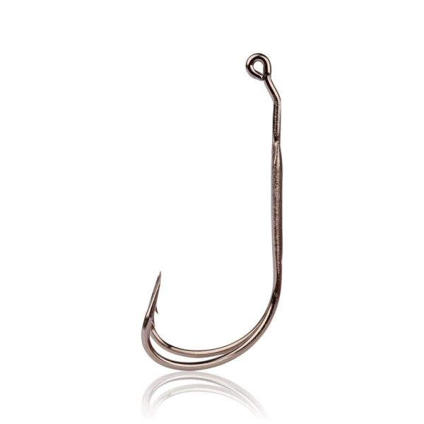 Mustad Frog Double Hook 2X Strong Black Nickel 4/1 Dvojháčik 2ks