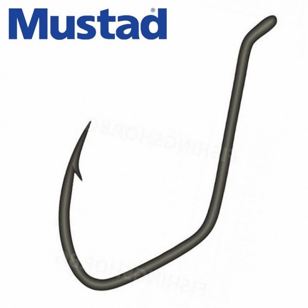 Mustad Ultra Np Single Catfish Black Nickel 2/0 7ks Háčik na sumce s očkom, ostnatý
