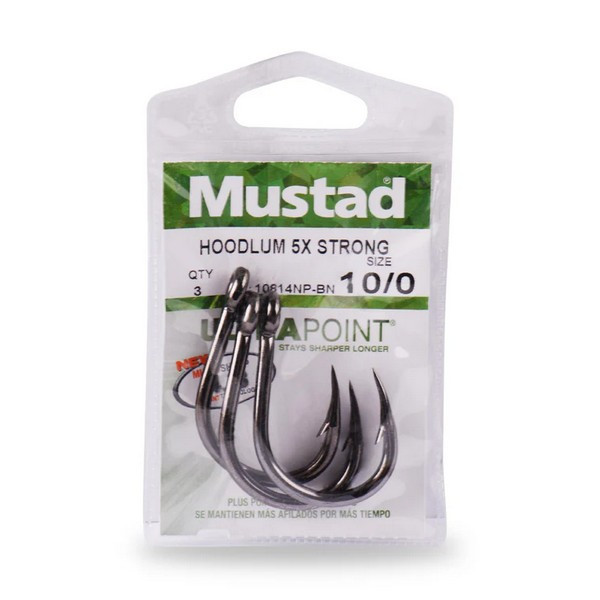 Mustad Live Bait 5 Ex Strong 7/0 Očkový, S protihrotom Háčik 3ks