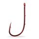 Mustad Red Baitholder Hook 2/0 7ks Háčik na zubáče s očkom a protihrotom