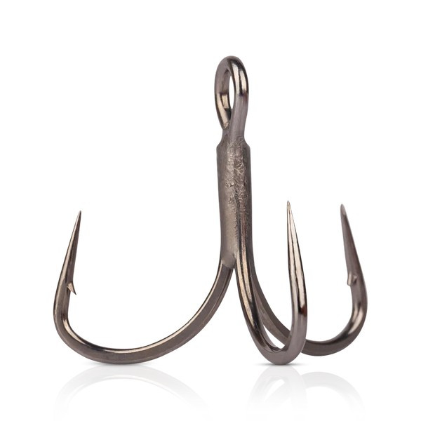 Mustad In-Line Triple Grip® Titan Steel Short 4 Trojháčik 6ks