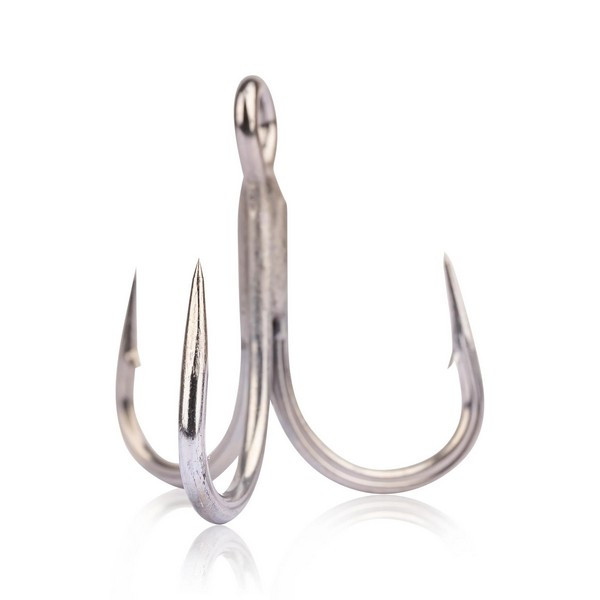 Mustad Un Inline Treble 5X Strong Titan Steel 4/0 Trojháčik 4ks