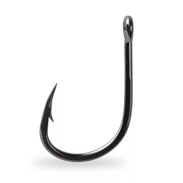 Mustad Iseama Twist Hook 1 10ks, Kaprový háčik s očkom a protihrotom