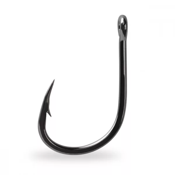 Mustad Iseama Twist Hook 5 10ks, Kaprový háčik s očkom a protihrotom